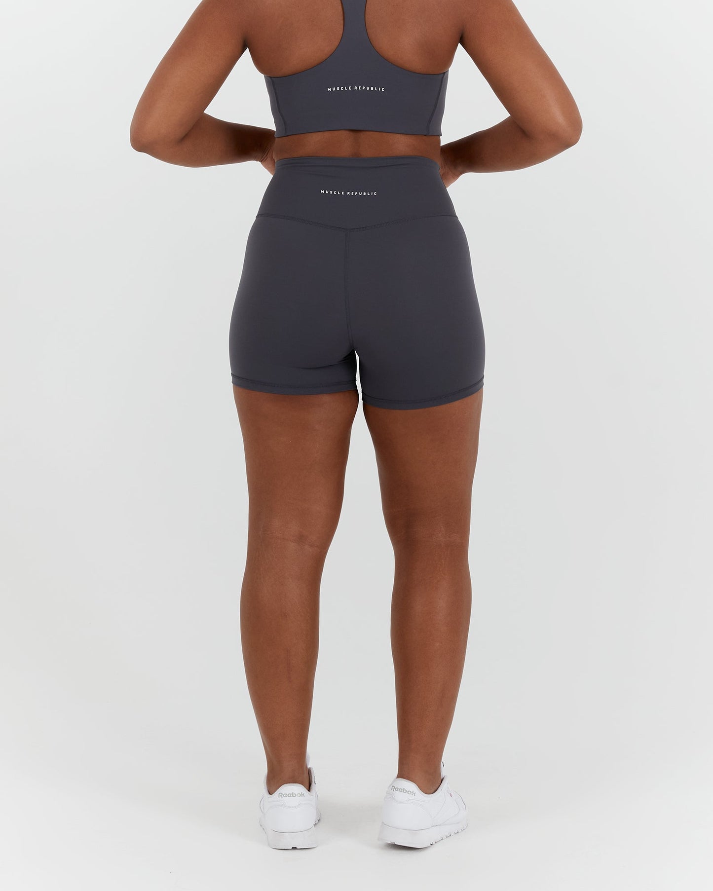 SCULPT MINI SHORTS - EBONY