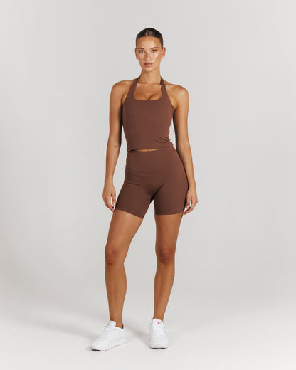 LUXE HALLY TOP - COCOA
