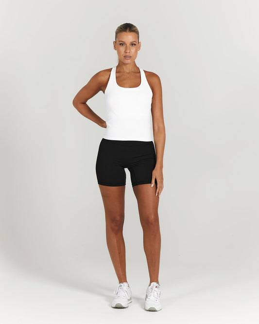 MOTION RACER BACK TOP - WHITE