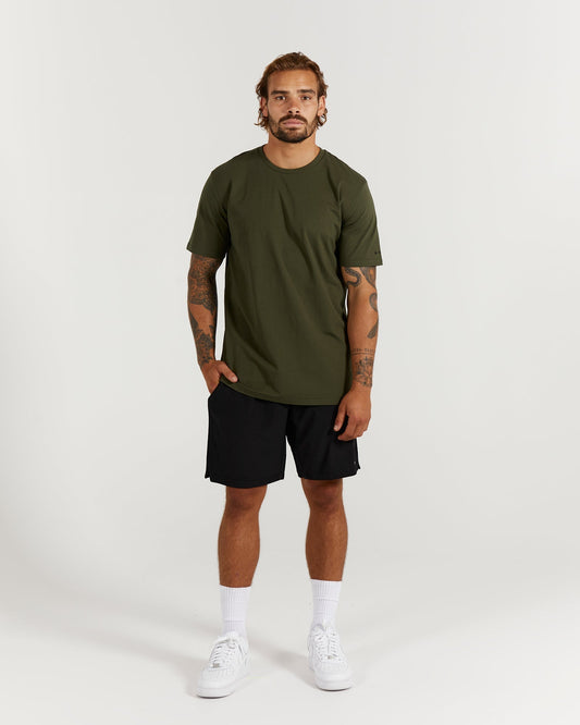 SYDNEY PITCH TEE - KHAKI GREEN